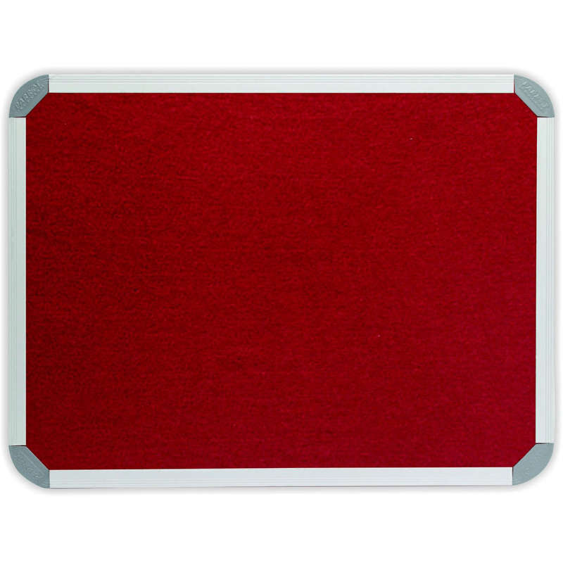 Parrot Info Board Aluminium Frame 1200x1200mm Burgandy BD0752U