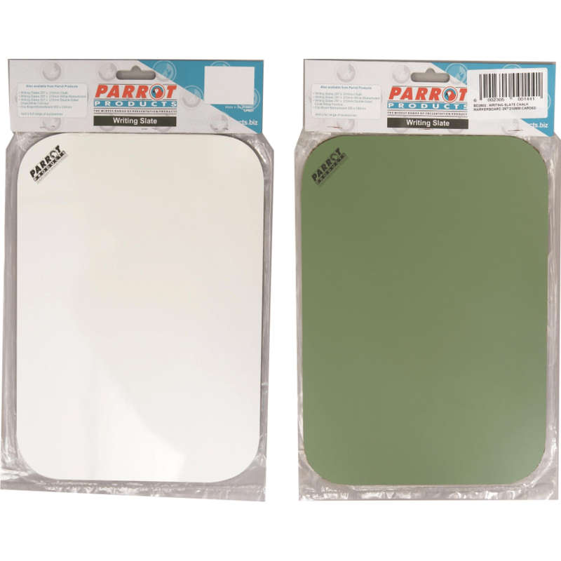 Parrot Writing Slate Markerboard/Chalk Paint 297x210mm - Carded