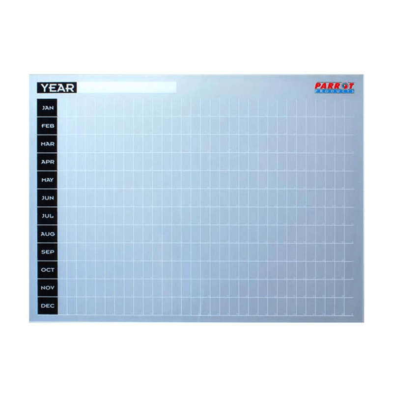 Parrot Cast Acrylic Yearly Planner Cast Acrylic 600x450mm BD7127