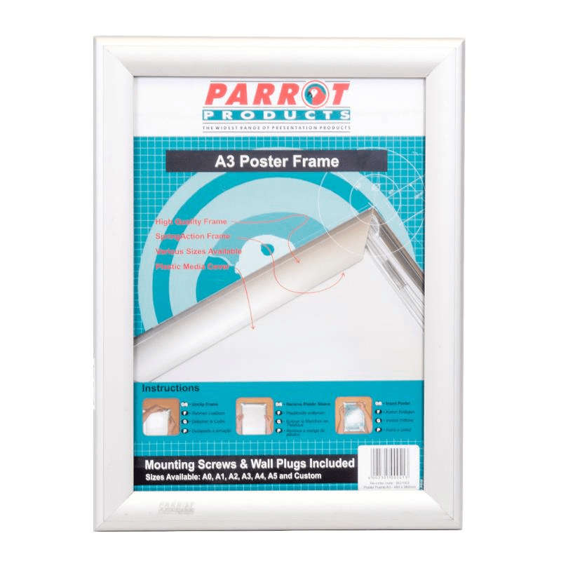 Parrot Poster Frame A3 480x360mm Single Sided Mitred Corner BG1003 bg1003