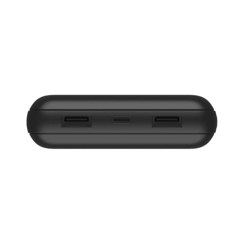 Belkin BoostCharge 20000mAh 3-Port Power Bank with USB-A to USB-C Cable Black BPB012BTBK