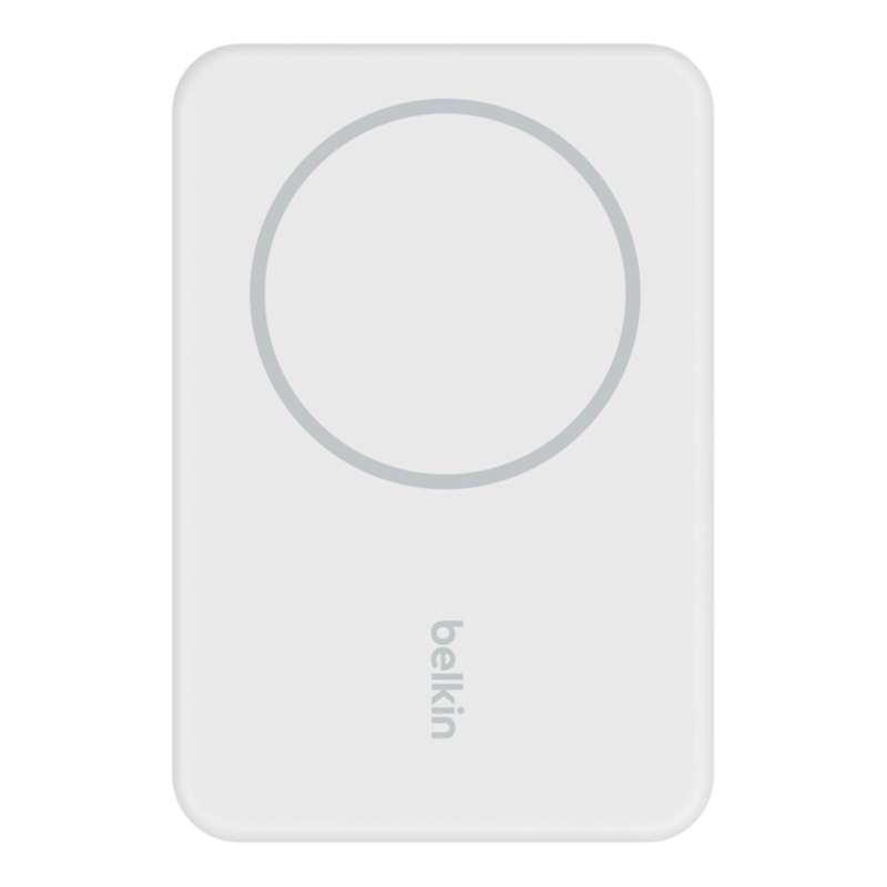 Belkin BoostCharge 5000mAh Magnetic Wireless Power Bank with Stand White BPD004BTWT