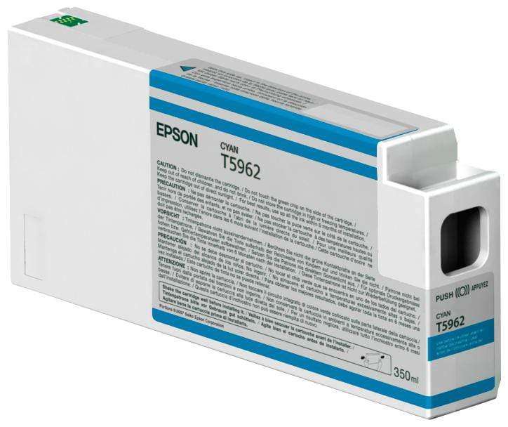 Epson T5962 Ultrachrome HDR Cyan Printer Ink Cartridge Original C13T596200 Single-pack