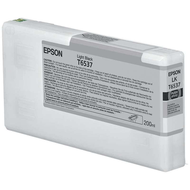 Epson T6537 Light Black Printer Ink Cartridge Original C13T653700 Single-pack