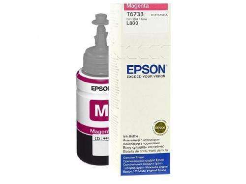 Epson T6733 Bottle 70-ml Photo Magenta Standard Yield Printer Ink Cartridge Original C13T67334A S...