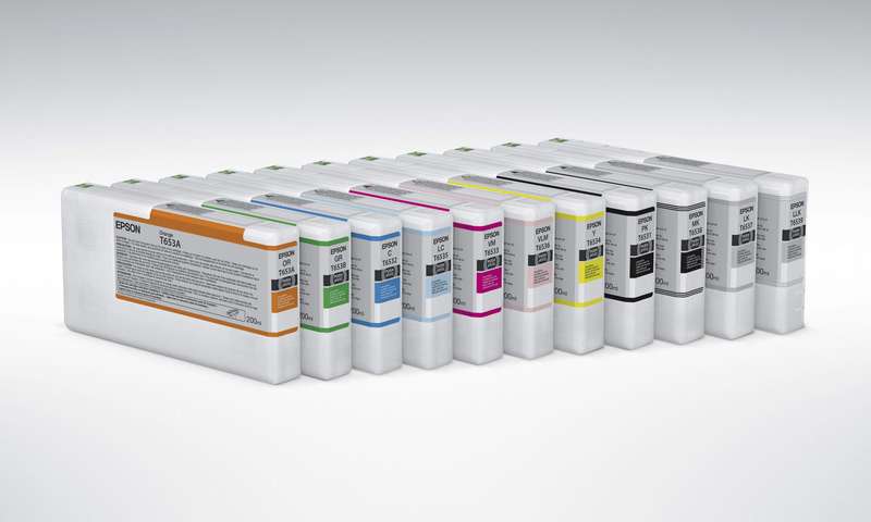 Epson SureColor SC-P5000 200-ml Cyan Standard Yield Printer Ink Cartridge Original C13T913200 Sin...