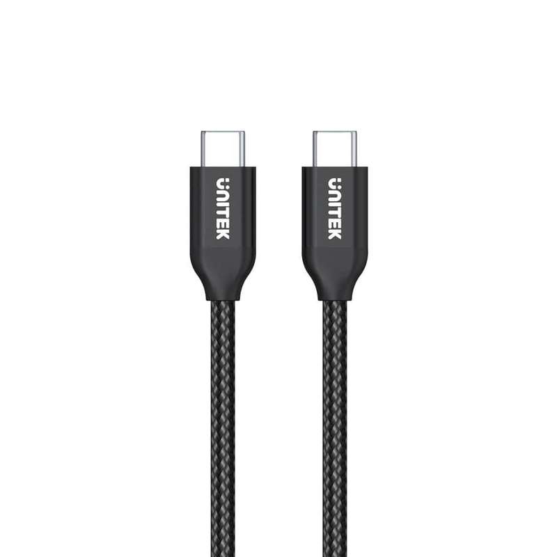 Unitek 2m USB-C 100W PD Fast Charging Cable with USB 2.0 Data C14059BK