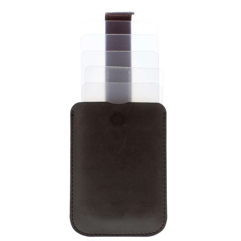 Tuff-Luv Western Leather Credit Card Pull Ewallet - Brown C8_53