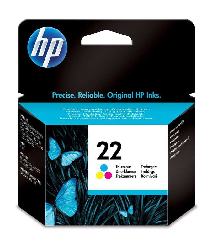 HP 22 Tri-colour Ink Cartridge Original C9352AE Single-pack