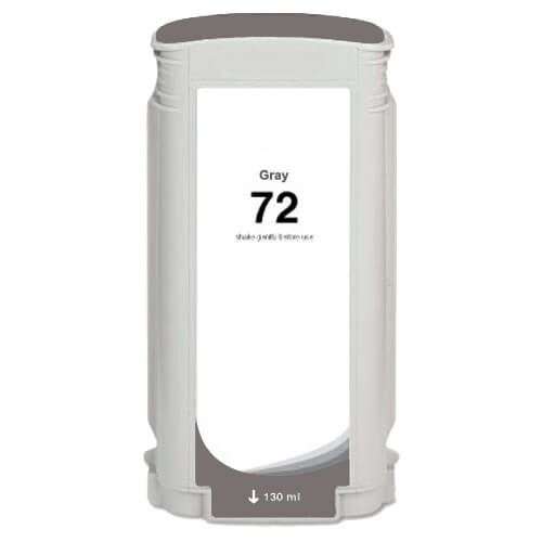 HP 72 130ml Gray DesignJet High Yield Printer Ink Cartridge Original C9374A Single-pack