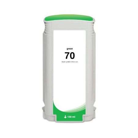 HP 70 130-ml DesignJet Green Printer Ink Cartridge Original C9457A Single-pack