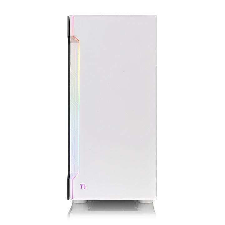 Thermaltake H200 TG Snow RGB Midi Tower White PC Case CA-1M3-00M6WN-00