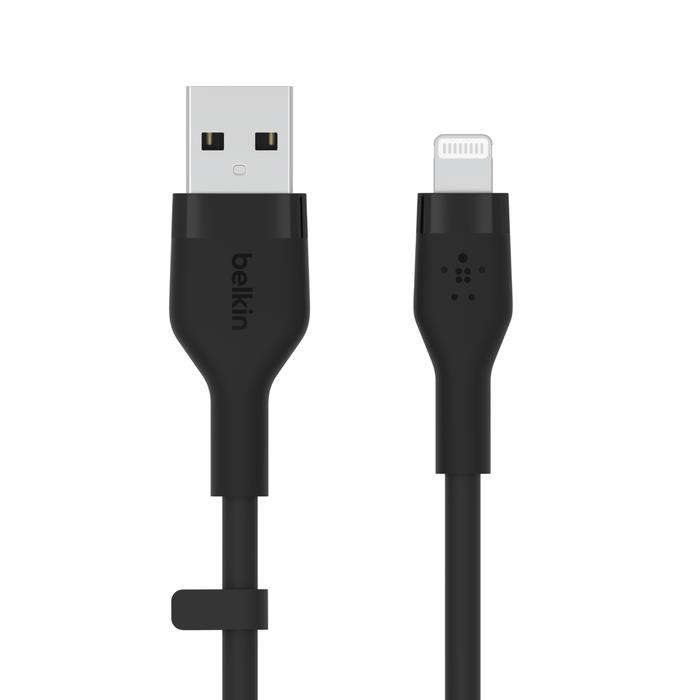 Belkin BoostCharge Flex USB-A Cable with Lightning Connector Black CAA008BT1MBK