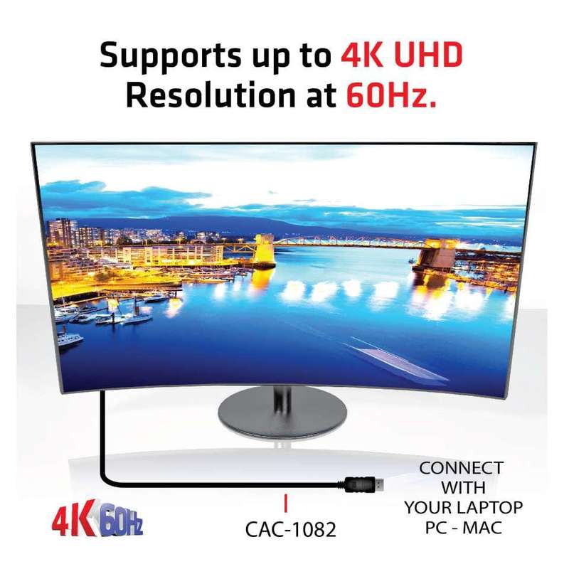 Club 3D DisplayPort 1.4 to HDMI 2m Cable CAC-1082