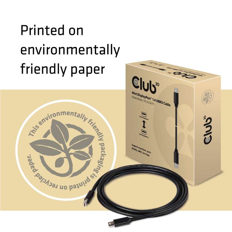 Club 3D Mini DisplayPort 1.4 Cable CAC-1164
