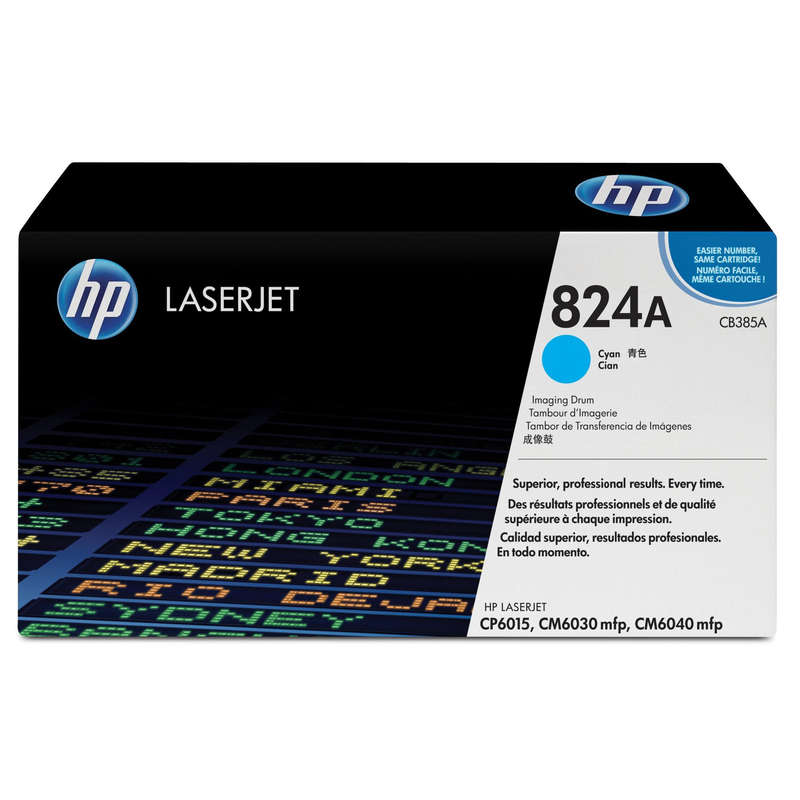 HP 824A Cyan LaserJet Image Drum Original CB385A Single-pack