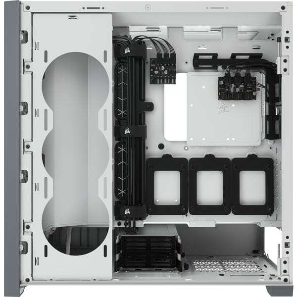Corsair iCUE 5000X RGB Tempered Glass Mid-Tower ATX PC Smart Case White CC-9011213-WW