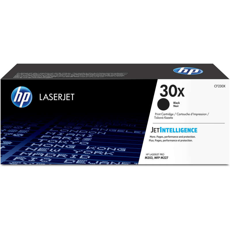 HP 30X Black High Yield Toner Cartridge 3,500 Pages Original CF230X Single-pack