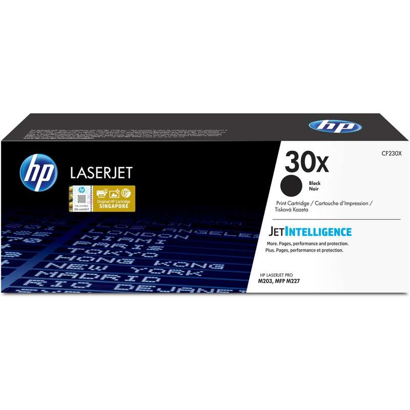 HP 30X Black High Yield Toner Cartridge 3,500 Pages Original CF230X Single-pack