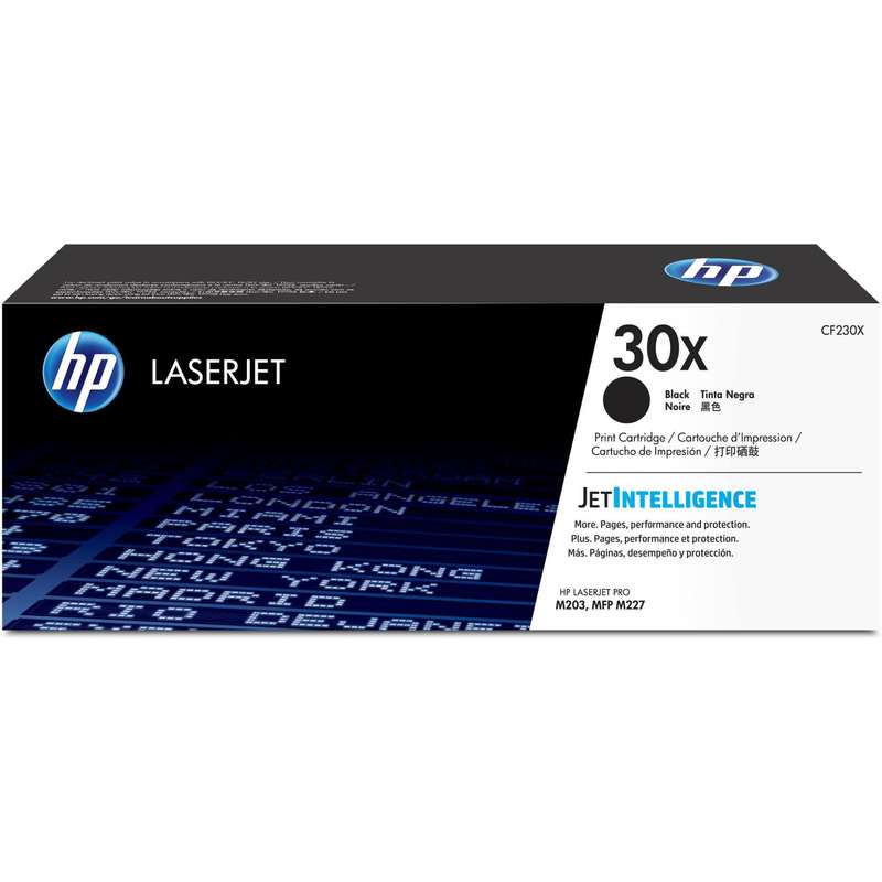 HP 30X Black High Yield Toner Cartridge 3,500 Pages Original CF230X Single-pack