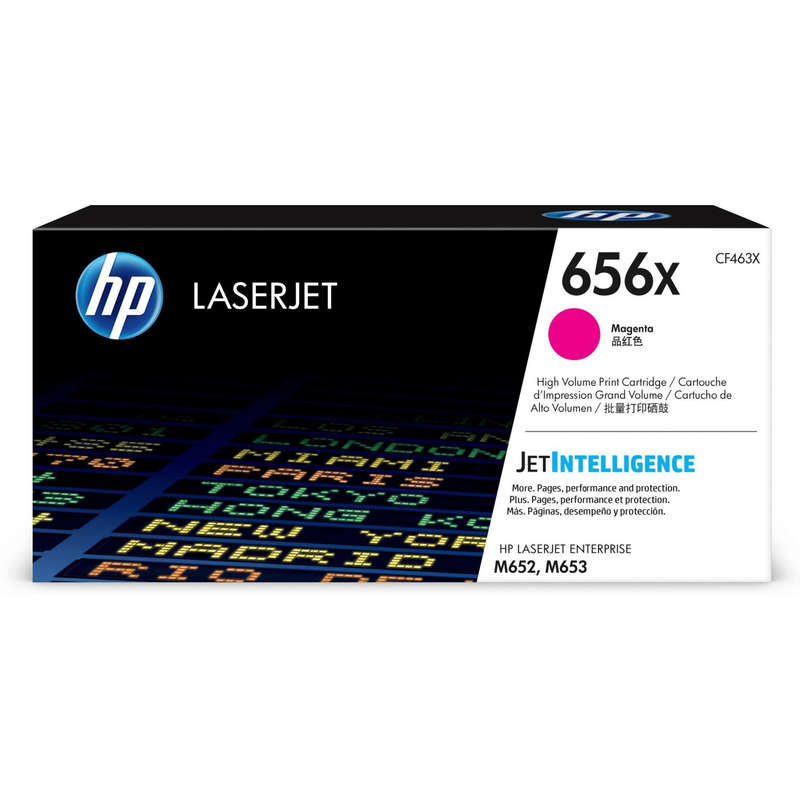 HP 656X Magenta High Yield Toner Cartridge 22,000 Pages Original CF463X Single-pack