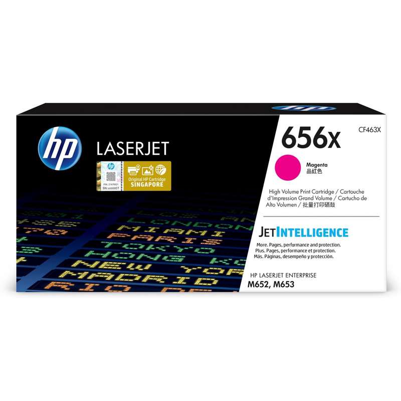 HP 656X Magenta High Yield Toner Cartridge 22,000 Pages Original CF463X Single-pack