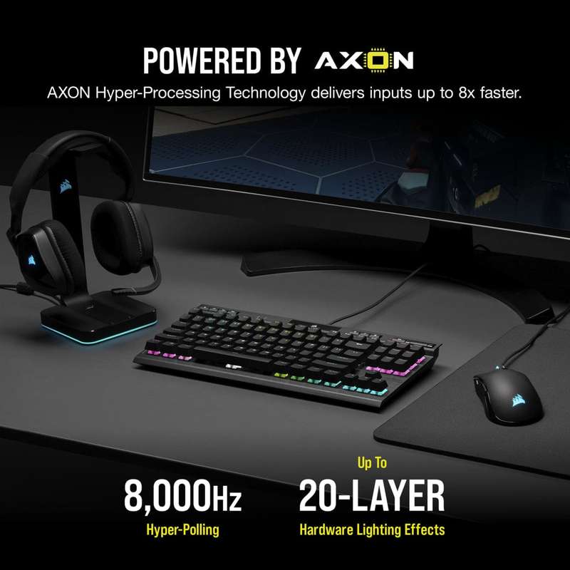 Corsair K70 RGB TKL Champion Series Optical-Mechanical Gaming Keyboard