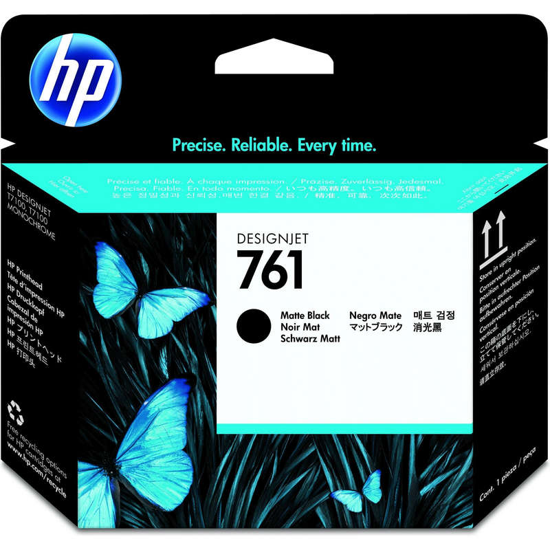 HP 761 Matte Black/Matte Black Designjet Original Printhead CH648A