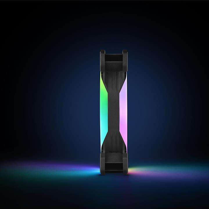 Thermaltake Riing Trio 14 RGB TT Premium Edition CPU Fan 140mm Black and Grey 1400rpm CL-F077-PL1...
