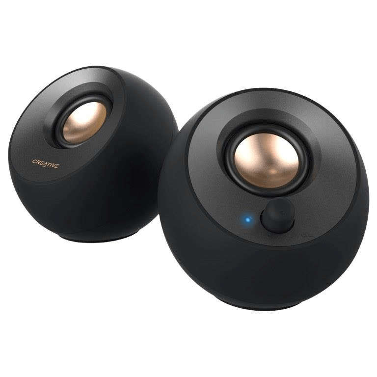 Creative Labs Pebble V2 2.0-ch USB Powered Desktop Speakers with USB-C Connectivity CL-PEBBLE-V2
