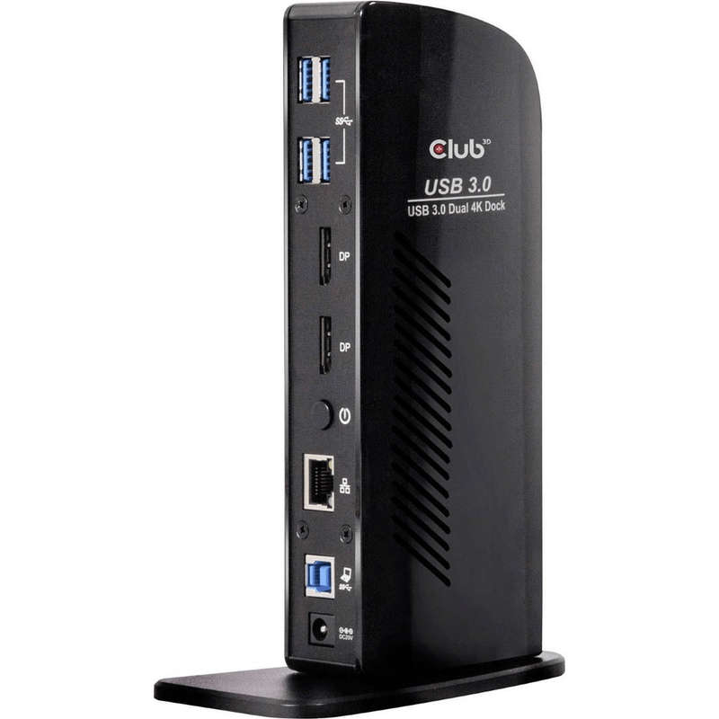 Club 3D USB3.0 Dual Display 4K60Hz Docking Station CSV-1460
