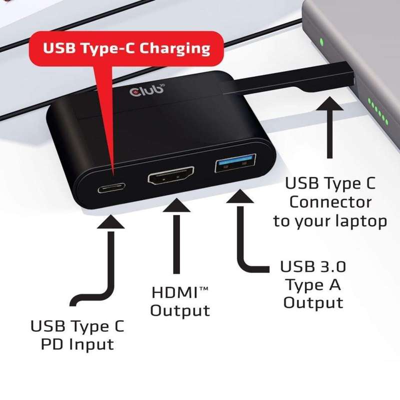 Club 3D Type-C Mini Charging Dock CSV-1534