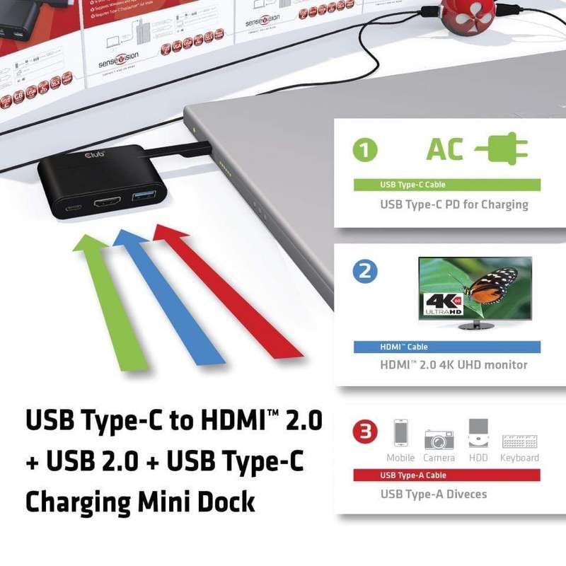Club 3D Type-C Mini Charging Dock CSV-1534