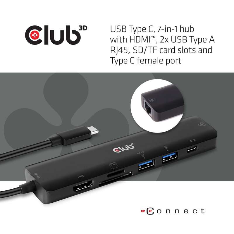 Club 3D Port Replicator Docking Station CSV-1592