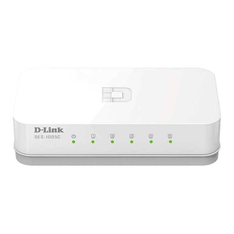D-Link DES-1005C 5-port 10/100 Mbps Unmanaged Desktop Switch