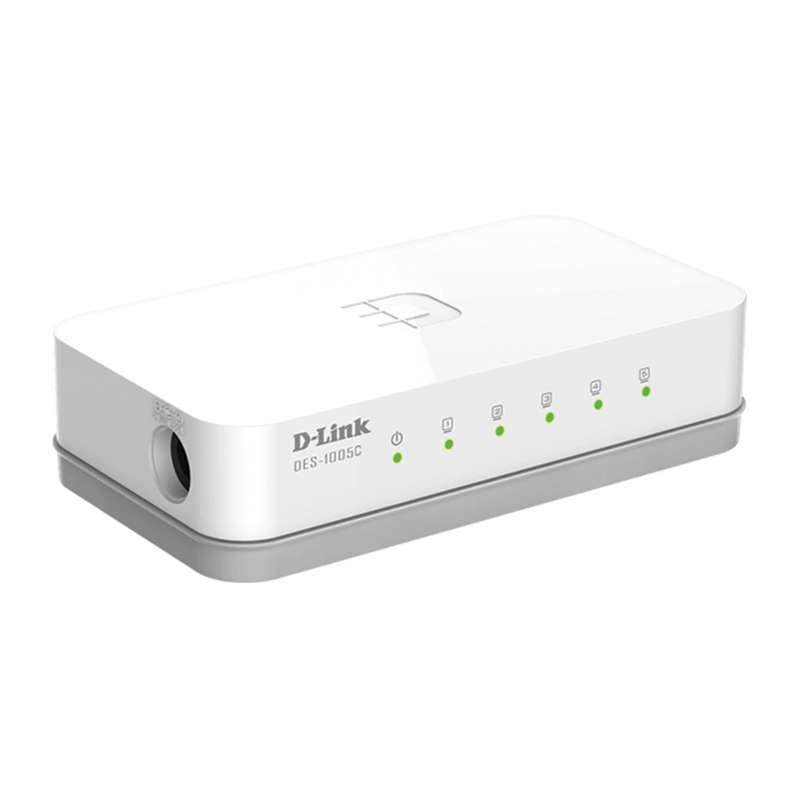 D-Link DES-1005C 5-port 10/100 Mbps Unmanaged Desktop Switch