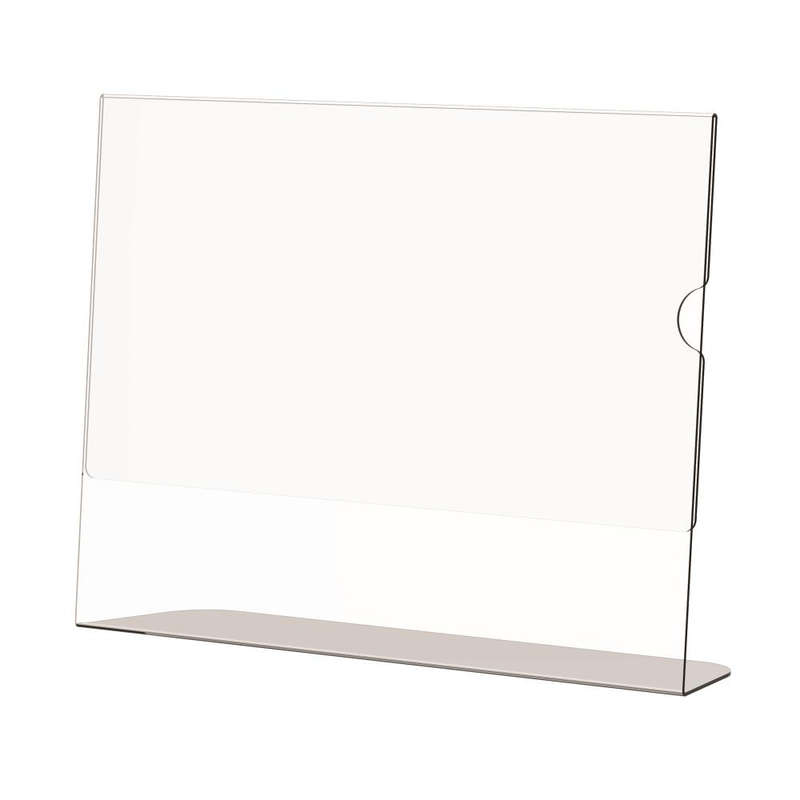 Parrot Acrylic Menu Holder Single Sided A5 Landscape 5-pack
