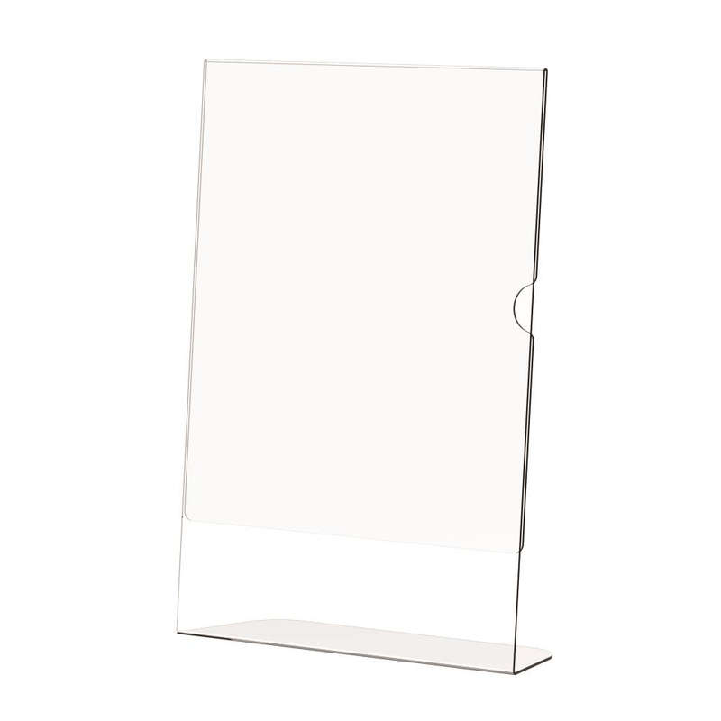 Parrot Acrylic Menu Holder Single Sided A6 Portrait 5-pack