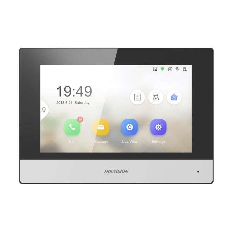 Hikvision KH6 Series 7-inch Colorful TFT Touchscreen IP-Based Indoor Station DS-KH6320-WTE1