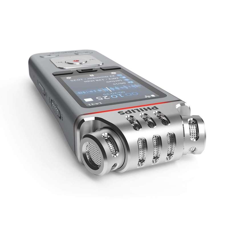 Philips DVT4115 8GB Voice Recorder for lectures and interviews
