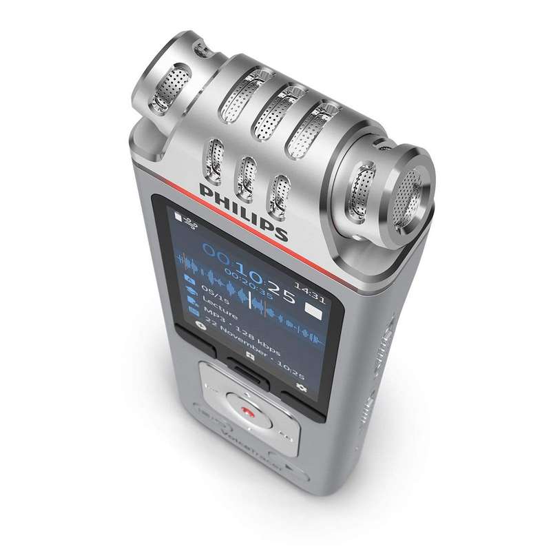 Philips DVT4115 8GB Voice Recorder for lectures and interviews