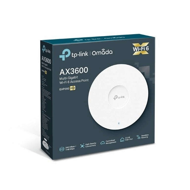 TP-Link EAP660 HD AX3600 Dual-Band Multi-Gigabit Wi-Fi 6 Access Point