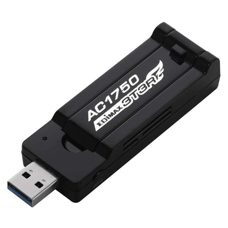 Edimax EW-7833UAC AC1750 Dual-Band Wireless USB 3.0 Adapter with 180-degree Adjustable Antenna EW...