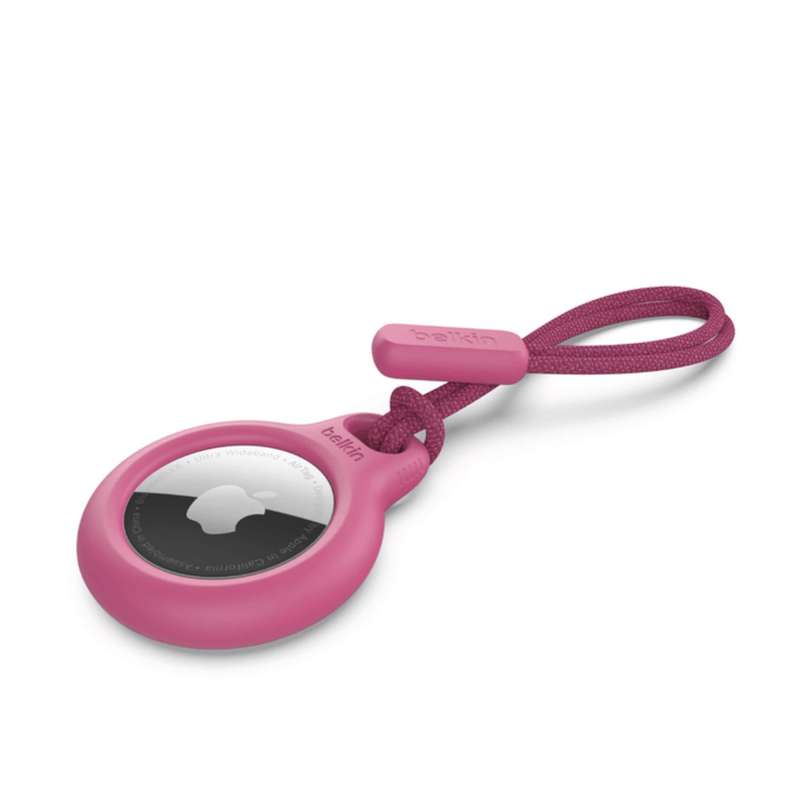 Belkin Secure Holder with Strap for Apple AirTag Pink F8W974BTPNK