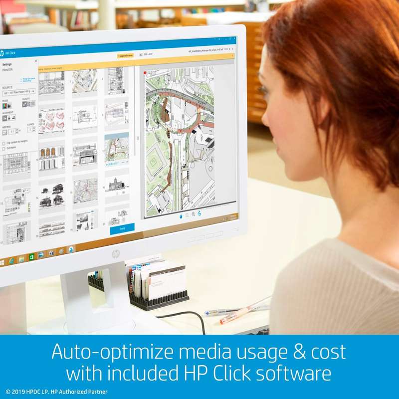 HP Designjet T830 24 Large Format Printer Wi-Fi Inkjet Colour 2400 x 1200 DPI Ethernet LAN