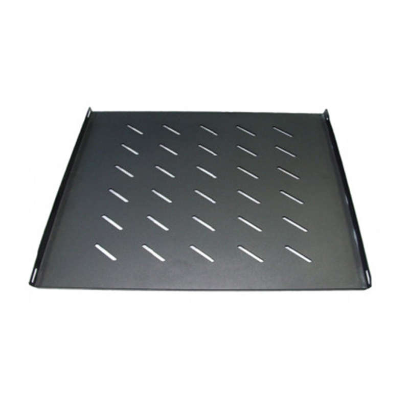Acconet Fixed Shelf For 1000mm Deep 18, 27, 42U Racks, 700mm Deep, 1U, Black