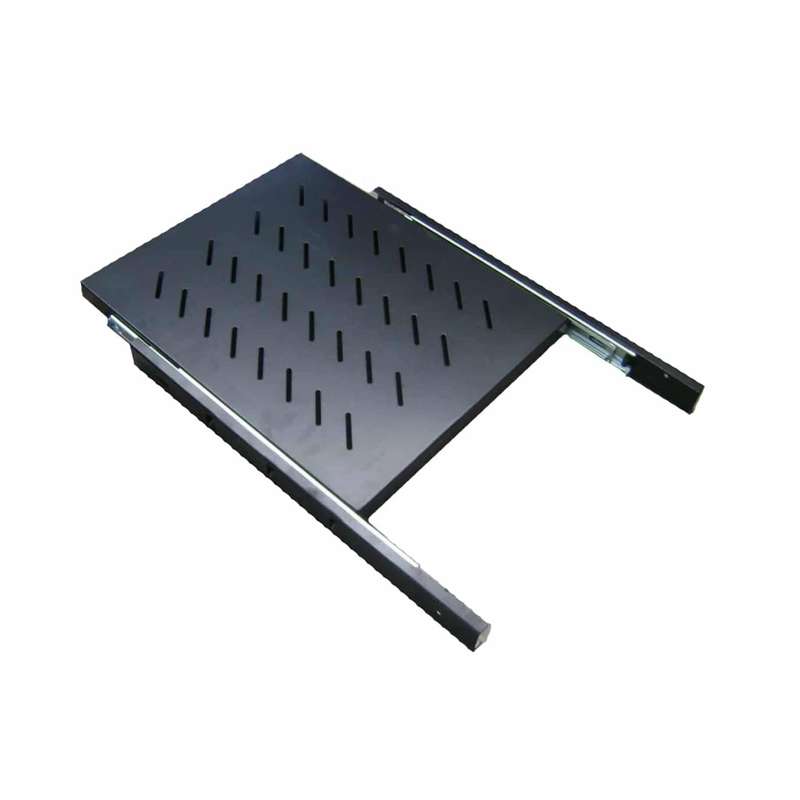 Acconet Fixed Shelf For 800mm Deep 18 27 42U Racks 500mm Deep 1U Black