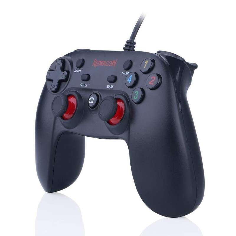 REDRAGON G807 Gaming Controller Gamepad Android and PC PS PS2 PS3 USB Black