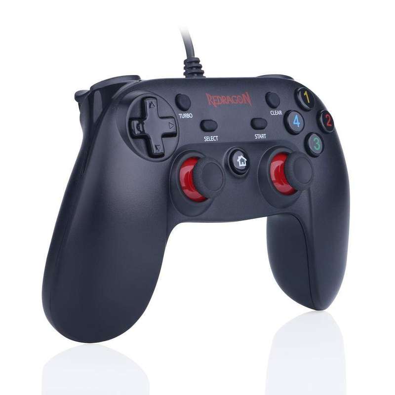 REDRAGON G807 Gaming Controller Gamepad Android and PC PS PS2 PS3 USB Black