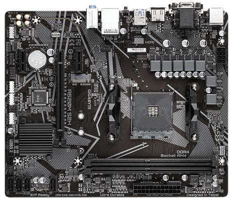 GIGABYTE A520M S2H AMD Socket AM4 Micro ATX Motherboard GA-A520M-S2H
